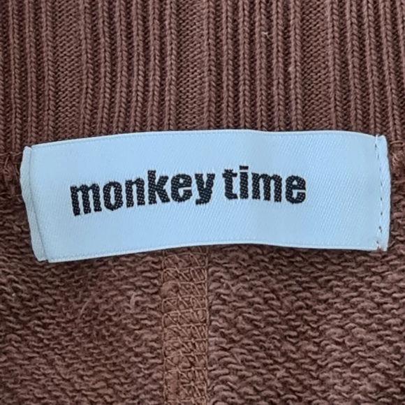 Monkey Time Japan Sweatshirt Brown Crew Neck - Picture 7 of 7